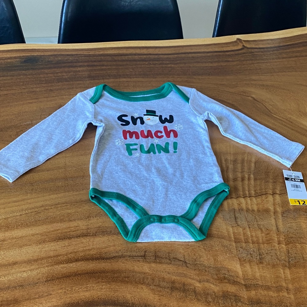 Snow Much Fun Kids Bodysuit